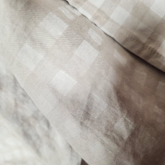 Soft Surroundings Tunic Womens Large Check Popover Button Up Boho Cottagecore - Picture 9 of 14